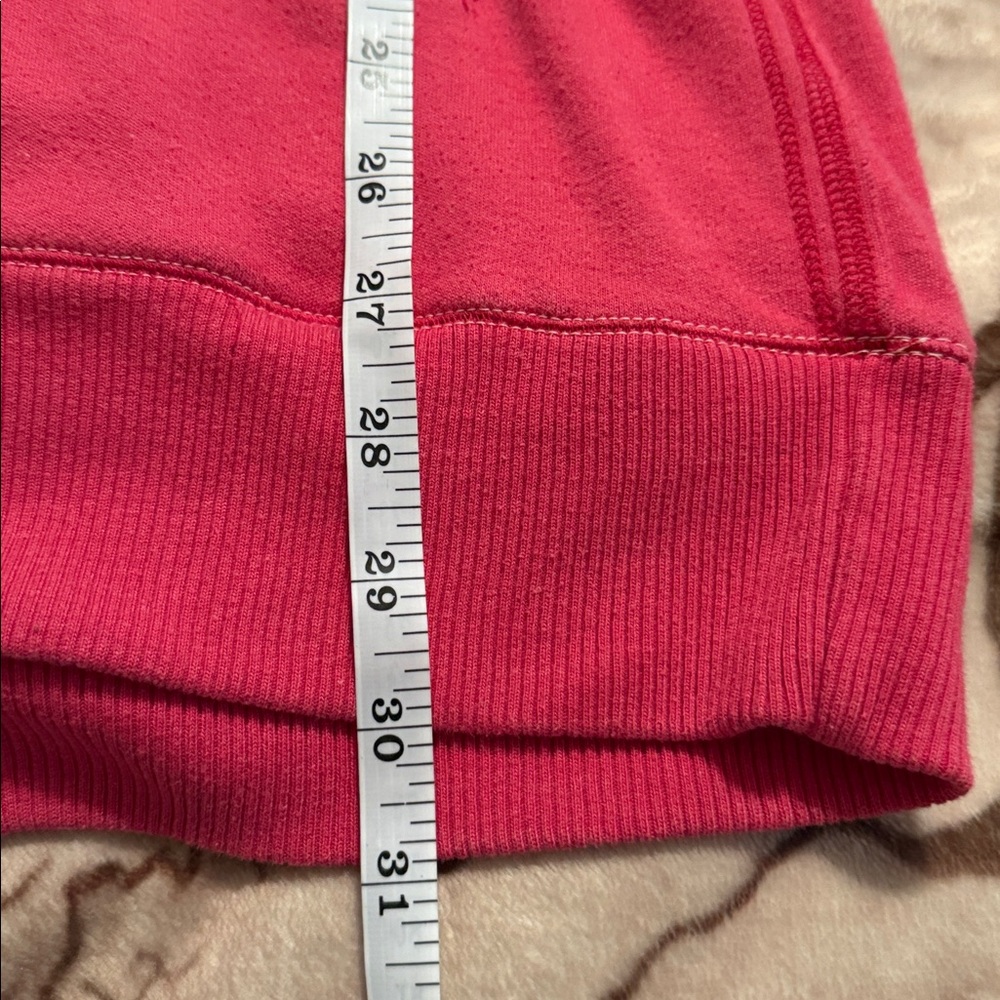 🖤HOLLISTER VINTAGE PINK HOODED TUNIC/DRESS SIZE L🖤 - Picture 5 of 10